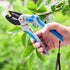 Anvil Pruning Shears - 8" Garden Shears Pruning, Heavy Duty Garden Clippers Handheld with Blue Adjustable Grip, Gardening Pruners Tool for Trimmin...