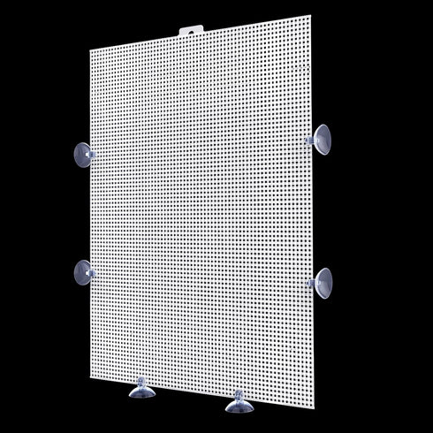 2 Pack Fish Tank Divider, Plastic Grid Cuttable Grid Plate Fish Separator with 12 Suction Cups DIY Designed Clear Easy to Bent 10 * 13in...