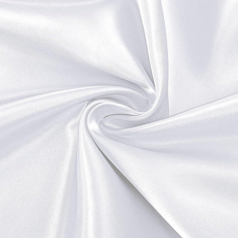 White Satin Fabric, 60" Wide, 2 Yards, Soft Charmeuse Satin Fabric for DIY Crafts Decorations Costume...