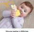 Fisher-Price Baby Sensory Toy Snuggle Bunny Teether,BPA-Free with Fine Motor Activity for Newborns Ages 3+ Months...