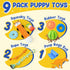 Puppy Toys for Teething, 9 Pack Interactive Dog Toys for Small Dogs, Puppy Chew Toys for Boredom with Rope Toys, Treat Ball and Cute Squeaky Toys...