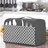 Yarwo 4 Slice Toaster Cover with Pockets and Top Handle, Nylon Toaster Cover Fits for Most 4 Slice Long Slot Toasters, Gray with Grid...