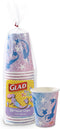 Glad for Kids Mermaid Theme Disposable Paper Cups - Heavy Duty, Soak Proof Paper Cups with Mermaids Design for Drinking and Everyday Use, 9 Ounce,...