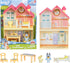 BLUEY Mini Home Playset | Compact House Playset with Carry Handle | Three Different Rooms | Kitchen, Bedroom and Bathroom | includes Figure with 5...