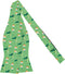 Jacob Alexander Men's Happy Saint Patrick's Day Leprechaun Hat Ireland Flag Diagonal Freestyle Self-Tie Bow Tie - Green...