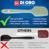DI ORO Silicone Spatula - 600°F Heat-Resistant Rubber Kitchen Spatula for Baking, Scraping, & Mixing - BPA Free Nonstick Cookware Safe Flexible Ut...