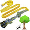 Dog Bungee Tug Toy, Dog Toy Hanging from Tree, Durable Interactive Dog Rope Toy with Chew Lure Toys, Outdoor Tether Tug of War for Small Medium La...
