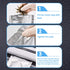 4"x 6" 30 Packs Mylar Bags For Food Storage, Mylar Bags With Window, Freeze Dried Candy Bags, Reusable Storage Bags For Food, Mylar Food Storage B...