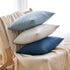 MIULEE Pack of 2 Decorative Linen Burlap Coastal Pillow Covers Farmhouse Boho Accent Pillowcases for Sofa Car Couch Bedroom Living Room Home Decor...