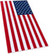 American Flag Beach Towel 30 x 60 inch (76 x 152 cm) USA Patriot 100% Cotton Velour Terry...
