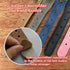 Spiked Studded Dog Collar-Bronze Round Stud Anti-Bite Collar (Blue,S)...