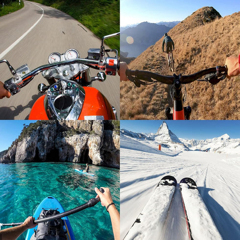 Mobile Phone Chest Mount Harness Strap Holder and Phone Head Mount Holder Kit for Shoot POV/VLOG Compatible with iPhone, GoPro and DJI Action 2 Ca...