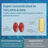 Super Concentrated rTG Omega 3 Wild Fish Oil 1000mg, Clean Label Free from Environmental Toxins, EPA DHA, 2:1 Ratio, Non-GMO, Astaxanthin 1mg, Lem...