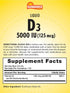 Vitamin D3 5000 IU (125mcg) | 2 Fluid Ounces | Essential Vitamin Liquid Drops | Vegetarian, Non-GMO, and Gluten Free Supplement | by Sundance...