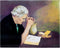 Dicksons Praying Wise Woman Over Bible Taupe Tones 16 x 20 Cardboard Wall Sign Plaque...