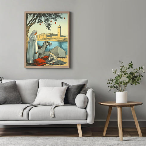 Posterizer 1 pcs-vintage travel poster-come to Palestine-Collectibles & Fine Art-Vintage Art- Gift for Men Women Entrepreneur Teens- unframed wall...