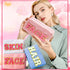 3 Pcs Chenille Letters Preppy Makeup Bag Bulk Set Corduroy Hair Face Skin Cosmetic Pouch Cute Toiletry Travel Organized Bag with Zipper for Women ...