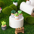 26Pcs Miniature Potted Plants, Mini Artificial Plants, 1:12 Scale Doll House Accessories, Suitable for Dollhouse Decoration, Christmas Birthday Gi...
