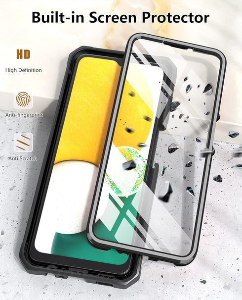 for Samsung Galaxy A13 5G Case: TPU Soft Shock Proof Protection | Matte Textured Design Shell - Heavy Duty Military Grade Rugged Cell Phone Protec...