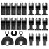 24 PCS Oscillating Saw Blades,6 Types Universal Metal Multitool Saw Blades - for Cut Wood Plastic - Quick Release Saw Blades Accessories Fit Dewal...