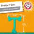 Arm & Hammer Ora-Play T-Bone Dental Chew Toy for Dogs | Best Dog Chew Toy For Moderate Chewers | Reduces Plaque & Tartar Buildup Without Brushing,...