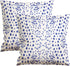Pack of 2 Outdoor Throw Pillow Covers, Waterproof Pillow Covers ONLY, Patio Square Cushion Cases for Garden Balcony Couch Sofa Decoration 18x18 in...