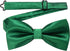 JEMYGINS Mens Solid Color Pre-tied Bow Tie and Pocket Square Cufflink Set...