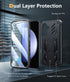 FNTCASE for Samsung Galaxy S23-FE Case: Military Grade Protective Hard Phone Case with Kickstand | Screen Protector | Shockproof TPU Full Protecti...