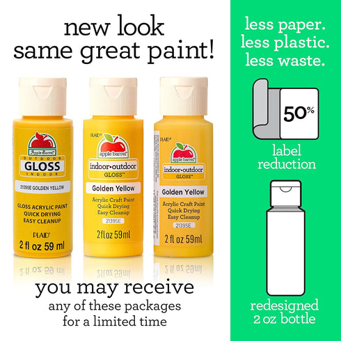 Apple Barrel Gloss Acrylic Paint in Assorted Colors (2-Ounce), 20624 Dolphin Grey...
