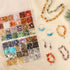 QUEFE 720pcs Crystal Chips Beads Ring Making Kit, 40 Colors Crystal Chips and Gemstone Beads for Jewelry Making Crystal Beads for Ring, Bracelets ...