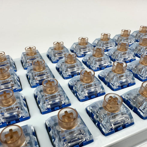 Silent Keyboard Switches,Kailh Box Deep-Sea Silent Whale Switches for Mechanical Keyboard,3-Pin 45gf Tactile/Dustproof/Long life Switches?Silent W...