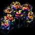 AUSTOR Dragon Eye DND Dice Set 7 Pieces Liquid Core Dragon Eye Dice Blue & Violet Sharp Edge Resin Dice Dungeons and Dragons D&D Dice with Box Rol...