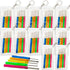 ArtCreativity 5 PC Mini Screwdriver Keychain Set, Pack of 12, Set Includes 5 Screw Drivers and Portable Pouch, Cool Birthday Party Favors for Boys...