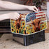 American Flag Toaster Cover 2 Slice Wide Slot, Highland Cow Sunflower Print Bread Maker Cover Toaster Covers, Washable Stain Resistant Small Appli...