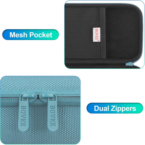 BOVKE Carrying Speaker Case for Tribit StormBox Flow Bluetooth Portable Speaker, Extra Mesh Pocket for Bluetooth Speakers Charger, Charging Cables...