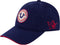 True Religion Kids Baseball Hat, 5 Panel Cotton Twill Adjustable Ball Cap with Round Woven Patch Logo, Navy, One Size...