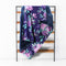 TANOFAR Baby Blankets Purple Floral Minky Toddler Blanket for Boys Girls, Dotted Backing, Double Layer, Crib Receiving Blanket, for Nursery/Stroll...