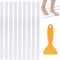 Supkiir Bathtub Non Slip Stickers, 24 PCS Anti Slip Adhesive Shower Treads with Scraper for Bath, Tub, Shower, Pool, Stairs, Ladders, Kitchen, 15’...