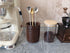 Stoneware Coffee Spoon Holder for Coffee Bar, Tea Spoon Holder Jar Teaspoon Holder Coffee Stirrers Holder Upright Coffee Spoon Holder Cup, Coffee ...
