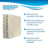 HQRP Wick Filter (2-pack) compatible with Duracraft DH803, DH804, DH805, DH806, DH807, DH810, DH815, DA1007 Natural Cool Moisture Humidifier, AC-809 D09-C AC-815 Replacement