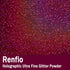 Renfio Holographic Ultra Fine Glitter Powder Metallic Resin Glitter 2.11 Oz (60g) PET Flakes Crafts Sequins 1/128" 0.008" 0.2mm Epoxy Chips Flakes...