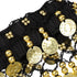 Gadpiparty Costume Jewelry 2pcs Belly Dance Ankle Bracelet with Coins Belly Dance Anklet Jewelry Anklet Chiffon Wrist Cuff for Belly Dance Costume...