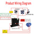 AC Current Switch Transducer Input 0.5A-200A Switching Max 0.3A@135V AC/DC Solid Core Self-Powered?16K-SD-NO-F?...
