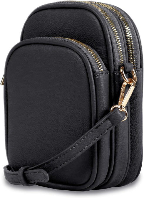 Josie Triple Zip Crossbody Bag...