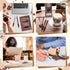 Cute Coffee Pens 24 Pcs Gel Ink Pens Retractable Pens and 1 Pcs Highlighter 0.5mm Fine Point Black Ink Kawaii Smooth Writing Pens for School Offic...
