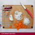 Victorinox Swiss Made Stainless Steel Kitchen Knife Set (2 Pcs) Straight Edge 8 cm and Wavy Edge 11cm Knives, Red, Kitchen Tools and Items | CB.6....