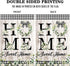 Avezano Home Sweet Home Yard Flag Greenery Floral Garden Flag Housewarming Home Decor Rustic Wooden Floor Theme Outdoor Decorations Garden Flags 1...