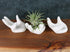 4 Pack Air Plant Holders Unique Ceramic Mini Airplants Stand Tillandsia Succulent Display Container Pot Cute Home Decor for Desk Table Shelf Windo...