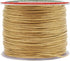 Mandala Crafts 1mm 109 Yards Tan Cotton Waxed Cord for Jewelry Making Bracelet Cord Waxed String - Beading String Thread Jewelry Cords for Necklac...