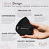 BLEND & SNAP Large Velour Triangle Makeup Puff for Smooth & Flawless Coverage – Blotting Sponge for Foundation & Concealer / Powder Press Pad – Pr...